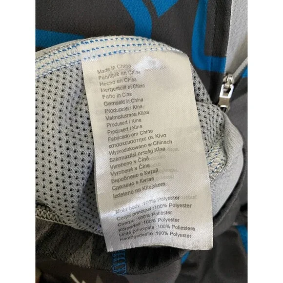 Pearl Izumi Cycling Jersey Men's Large Elite Series Gray Toyota Biking Full Zip - Picture 10 of 16